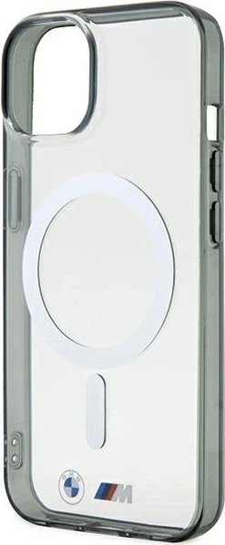 Панель BMW Silver Ring MagSafe для Apple iPhone 15/14/13 Transparent (BMHMP15SHCRS) - зображення 6