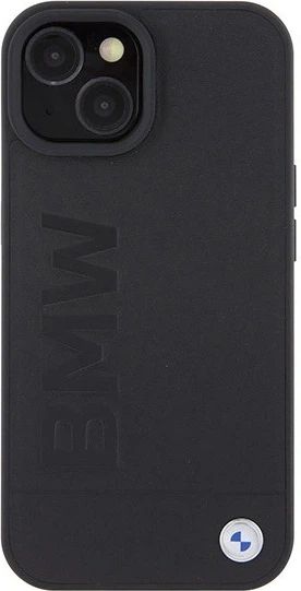 Панель BMW Signature Logo Imprint MagSafe для Apple iPhone 15/14/13 Black (BMHMP15SSLLBK) - зображення 3