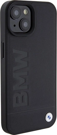 Панель BMW Signature Logo Imprint MagSafe для Apple iPhone 15/14/13 Black (BMHMP15SSLLBK) - зображення 4