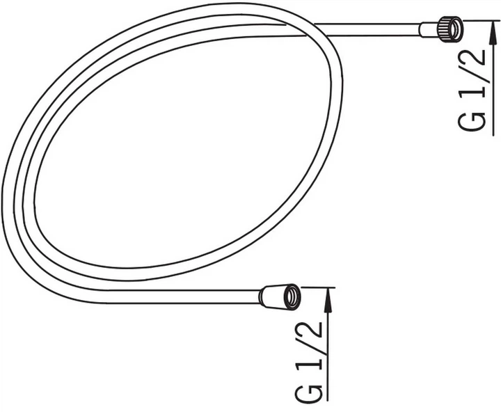Wąż prysznicowy Oras 2 m (241020-60) - obraz 2