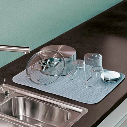 Килимок для сушки посуду Kela Rapida 50 х 38 см Сірий (4025457116421) - зображення 7