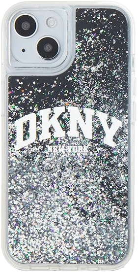 Панель DKNY Liquid Glitter Big Logo для Apple iPhone 14 Plus/15 Plus Black (3666339270766) - зображення 3