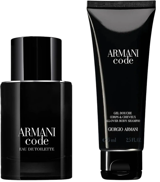 Набір для чоловіків Giorgio Armani Code Pour Homme Туалетна вода 50 мл + Гель для душу 75 мл (3614274692518) - зображення 2