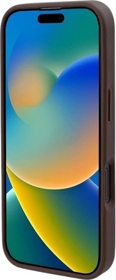 Etui Guess 4G Flowers Print MagSafe do Apple iPhone 16 Pro Brown (GUHMP16LP4ROPEMCW) - obraz 5