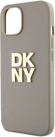 Etui DKNY Wrist Strap Stock Logo do Apple iPhone 13/14/15 Beige (3666339264871) - obraz 4