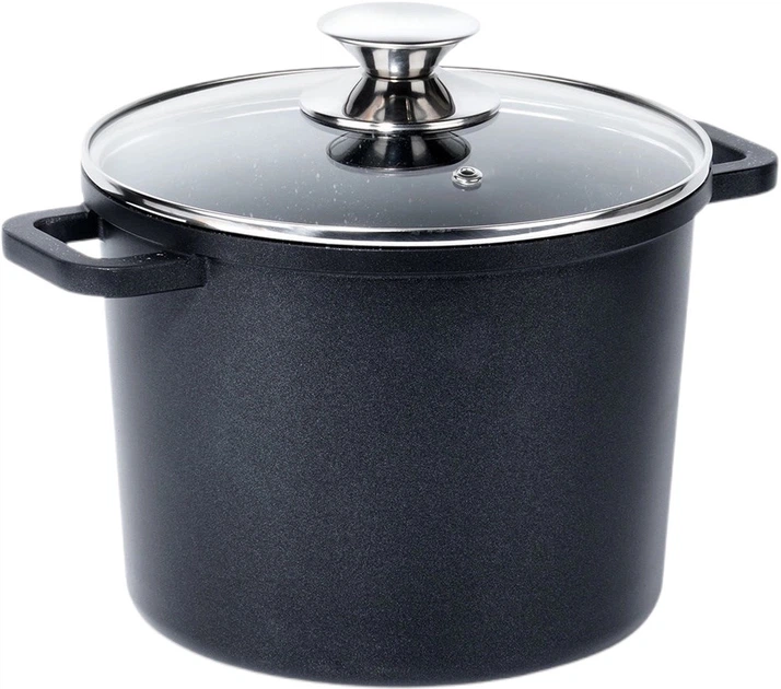 Каструля Orion Grande з кришкою чорна 4.2 л (8592381192198) - зображення 1