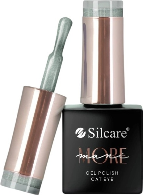 Lakier hybrydowy Silcare ManiMore Cat Eye Blue Snap 10 g (5902560571028) - obraz 1