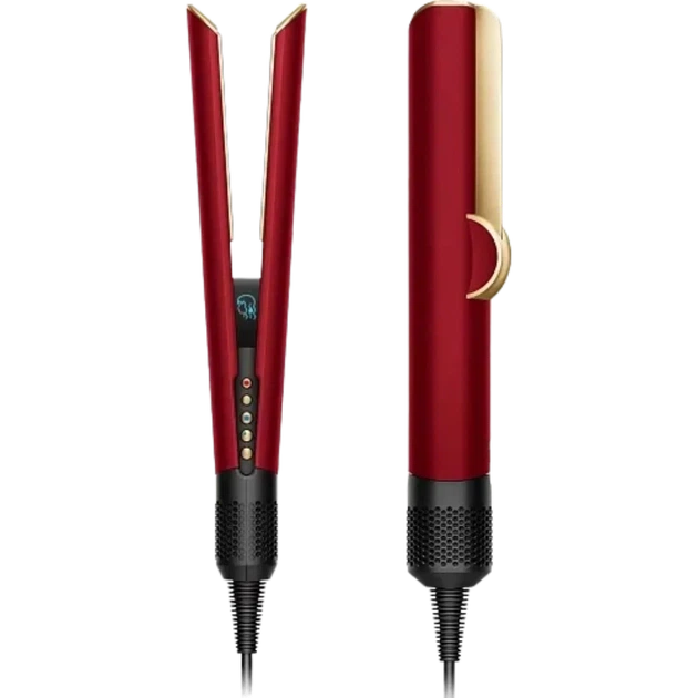 Выпрямитель для волос с кейсом фен выпрямитель 2в1 Airstrait Carry Velvet Red выравниватель стайлер для укладки волос утюжок для выравнивания волос фен для волос 2в1 кейс для хранения - изображение 2
