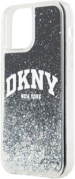 Etui DKNY Liquid Glitter Big Logo do Apple iPhone 15 Pro Max Black (3666339270780) - obraz 5