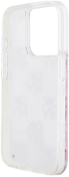 Etui DKNY Liquid Glitter Multilogo do Apple iPhone 15 Pro Max Pink (3666339271206) - obraz 4