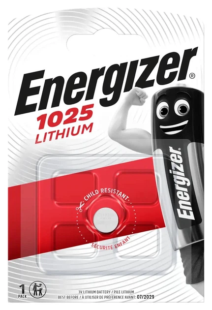 Батарейка Energizer CR1025 Lithium 3v - Фото 1 Батарейка Energizer CR1025 Lithium 3v - изображение 1