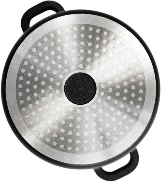 Каструля Orion Grande з кришкою чорна 2.3 л (8592381143107) - зображення 4