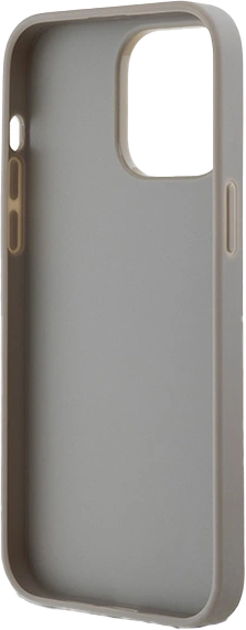 Etui DKNY Leather Mono Stripe & Metal Logo do Apple iPhone 15 Pro Max Beige (3666339260569) - obraz 6