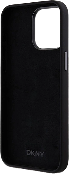 Панель DKNY Liquid Silicone Metal Logo для Apple iPhone 15 Pro Max Black (3666339265328) - зображення 7