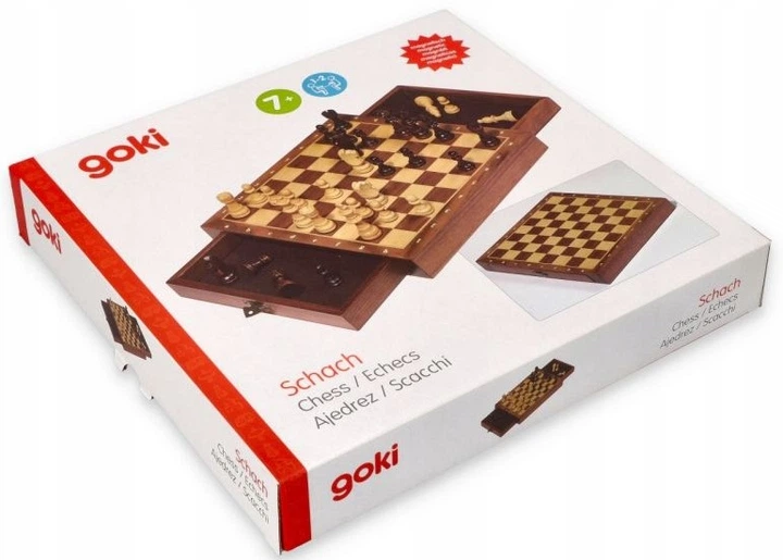Гра настільна Goki Шахи з ящиками (56919G) (4013594569194) - зображення 1