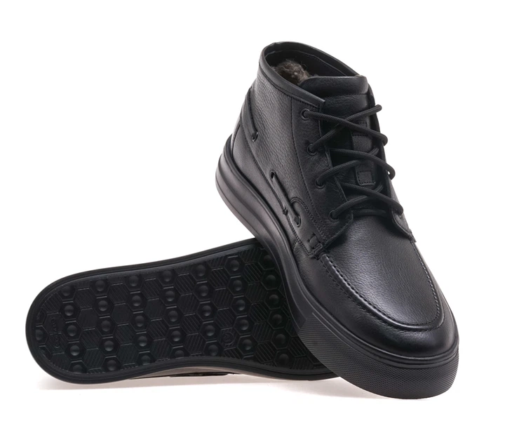 Черевики комфорт чоловічі IKOS 385-1S/BLACK LEATHER 44 Чорний - Фото 4 Черевики комфорт чоловічі IKOS 385-1S/BLACK LEATHER 44 Чорний - изображение 4