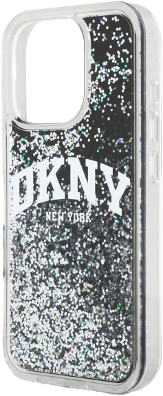 Etui DKNY Liquid Glitter Arch Logo do Apple iPhone 16 Pro Max Black (3666339336295) - obraz 6
