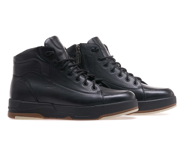Черевики комфорт чоловічі IKOS 396-1S/BLACK LEATHER 41 Чорний - изображение 2