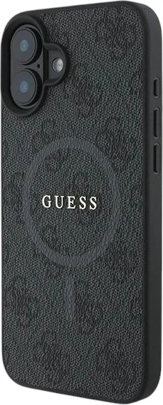 Панель Guess 4G Ring Classic Logo MagSafe для Apple iPhone 16 Plus Black (GUHMP16MG4GFRK) - зображення 3