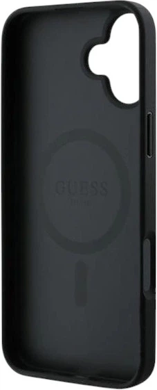 Панель Guess 4G Ring Classic Logo MagSafe для Apple iPhone 16 Plus Black (GUHMP16MG4GFRK) - зображення 7