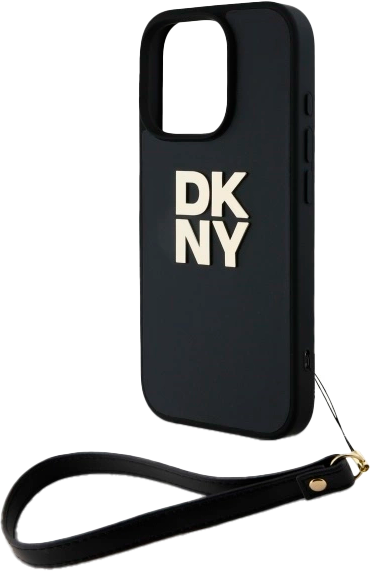 Панель DKNY Wrist Strap Stock Logo для Apple iPhone 16 Pro Max Black (3666339334574) - зображення 5