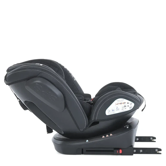 Автокрісло El Camino ME 1045 EVOLUTION 2 360⁰ Black Striped (група 0+/1-2-3, isofix, поворот 360⁰, чорний зі смужками) - зображення 8