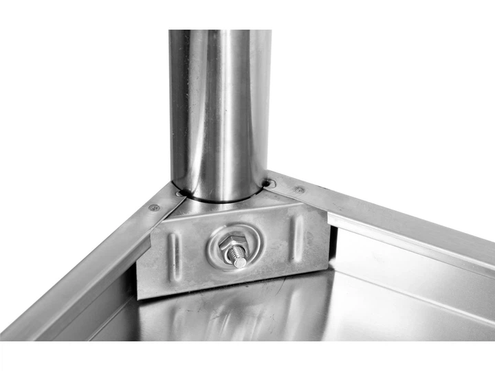 Stół centralny YATO składany z półką 1500 x 600 x 850 mm (YG-09004) - obraz 5