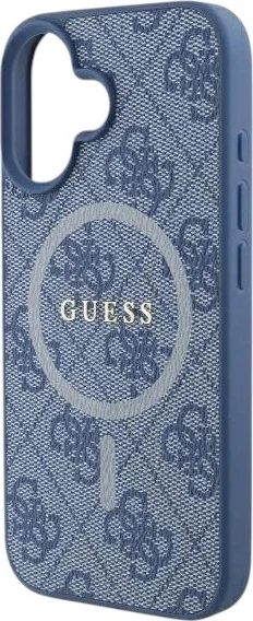 Etui Guess 4G Ring Classic Logo MagSafe do Apple iPhone 16 Blue (GUHMP16SG4GFRB) - obraz 6
