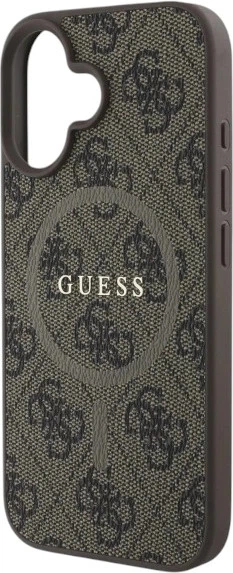 Панель Guess 4G Ring Classic Logo MagSafe для Apple iPhone 16 Brown (GUHMP16SG4GFRW) - зображення 6