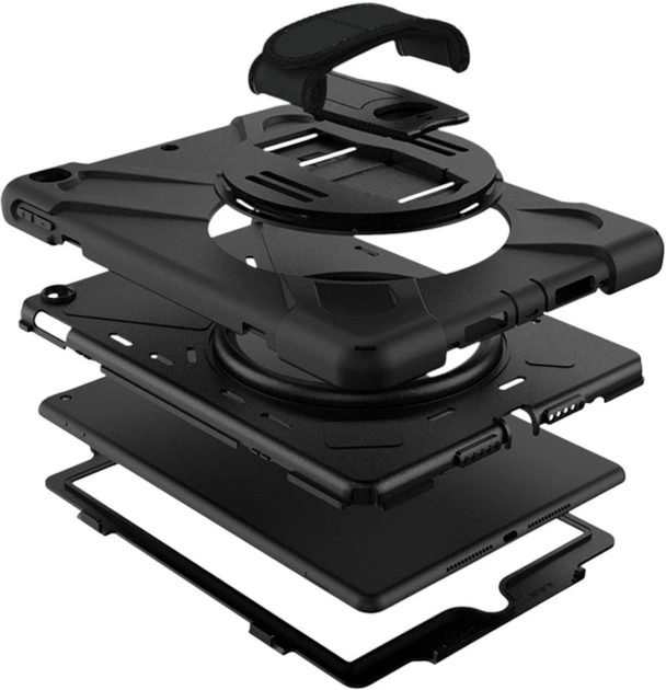 Etui Eiger Peak 500m Case do Samsung Tab S10FE/S10 Lite Black (5055821784498) - obraz 2