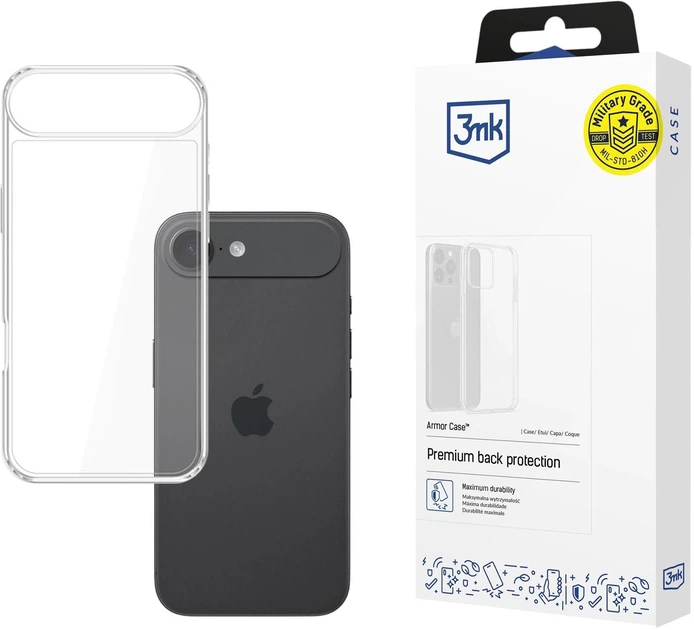Etui plecki 3MK Armor Case do Apple iPhone Air Clear (5903108664561) - obraz 4