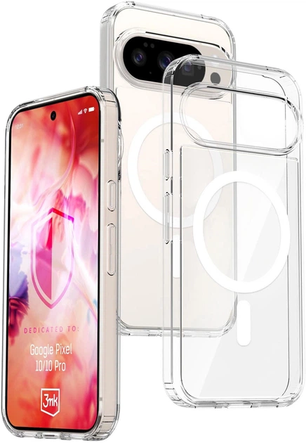 Панель 3MK Armor MagCase для Google Pixel 10/ 10 Pro Clear (5903108670289) - зображення 2