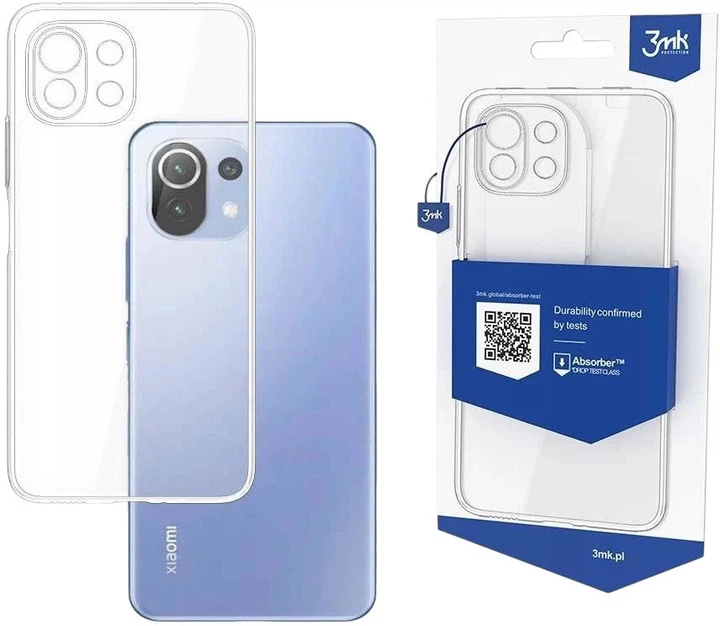 Etui plecki 3MK Clear Case do Xiaomi Mi 11 Lite 5G Clear (5903108405416) - obraz 1