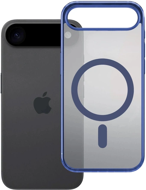 Etui plecki 3MK Frosty MagCase do Apple iPhone Air Blue (5903108664653) - obraz 1
