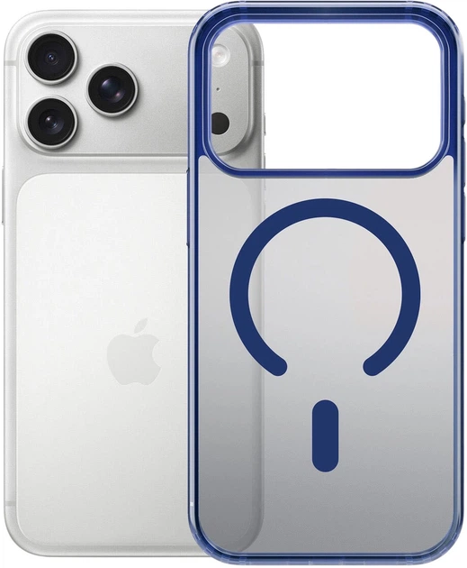 Etui plecki 3MK Frosty MagCase do Apple iPhone 17 Pro Blue (5903108664929) - obraz 1