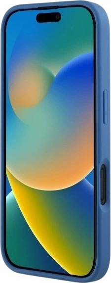 Панель Guess 4G Flowers Print MagSafe для Apple iPhone 16 Blue (GUHMP16SP4ROPEMCB) - зображення 5
