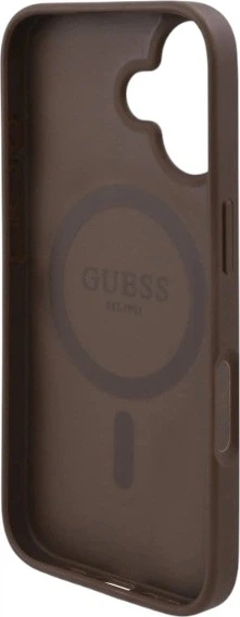 Etui Guess 4G Flowers Print MagSafe do Apple iPhone 16 Brown (GUHMP16SP4ROPEMCW) - obraz 7