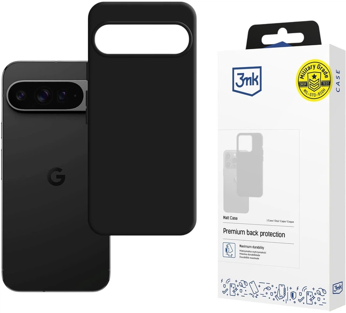 Etui plecki 3MK Matt Case do Google Pixel 10 Pro XL Black (5903108645911) - obraz 1