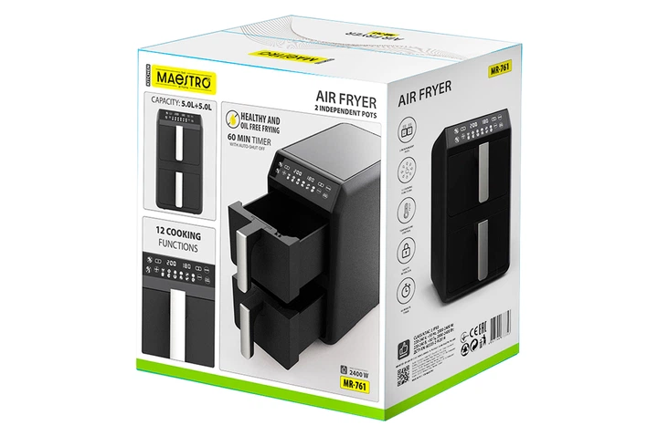 Мультипечь Maestro 2400Вт x 5+5л - изображение 5