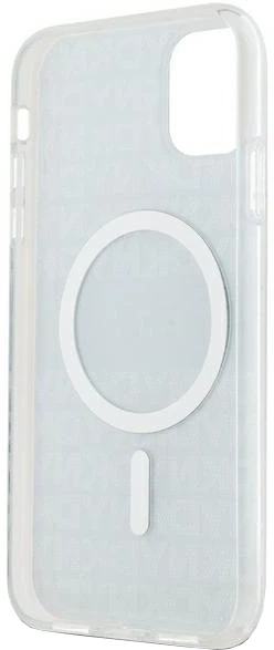 Панель DKNY IML Mono & Stripe MagSafe для Apple iPhone 11 / Xr Black (3666339267995) - зображення 6