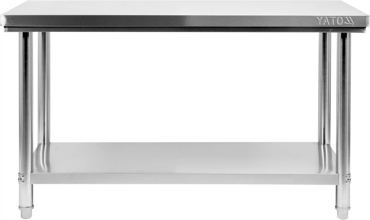 Stół centralny YATO składany z półką 1600 x 700 x 850 mm (YG-09014) - obraz 2