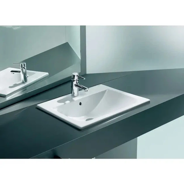 Раковина врізна Roca Diverta 550x425 білий - Фото 3 Раковина врізна Roca Diverta 550x425 білий - изображение 3