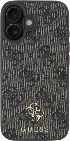 Etui Guess 4G Small Classic MagSafe do Apple iPhone 16 Brown (GUHMP16SP4SM4MW) - obraz 2