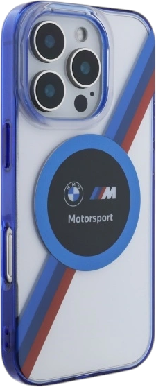 Etui plecki BMW Motosport IML Circle MagSafe do Apple iPhone 16 Pro Max Transparent (BMHMP16X23HTPUT) - obraz 4