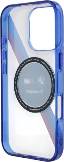 Etui plecki BMW Motosport IML Circle MagSafe do Apple iPhone 16 Pro Max Transparent (BMHMP16X23HTPUT) - obraz 7