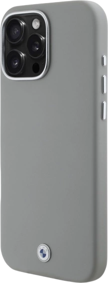 Etui plecki BMW Sign Full Wrapped Metal MagSafe do Apple iPhone 16 Pro Max Gray (BMHMP16X23PUFWG) - obraz 2