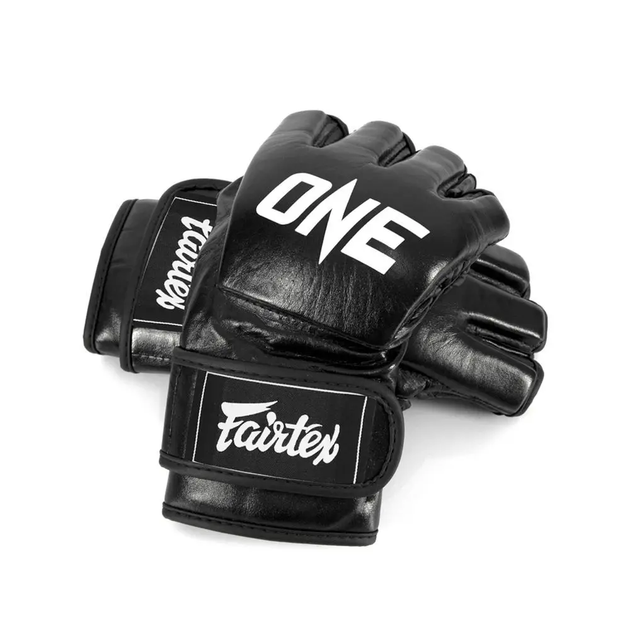 Рукавички греплінгові для ММА Fairtex FGV12 ONE розмір L, чорні - изображение 3