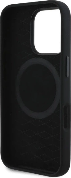 Etui plecki BMW Silicone Cut Tricolor Lines MagSafe do Apple iPhone 16 Pro Max Black (BMHMP16X23SCUK) - obraz 7