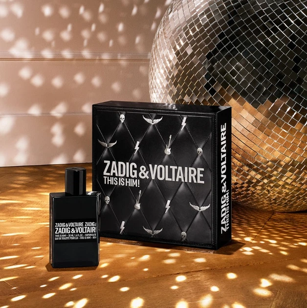Подарунковий набір для чоловіків Zadig&Voltaire This Is Him! Туалетна вода 100 мл + Гель для душу 50 мл (3423222141219) - зображення 5