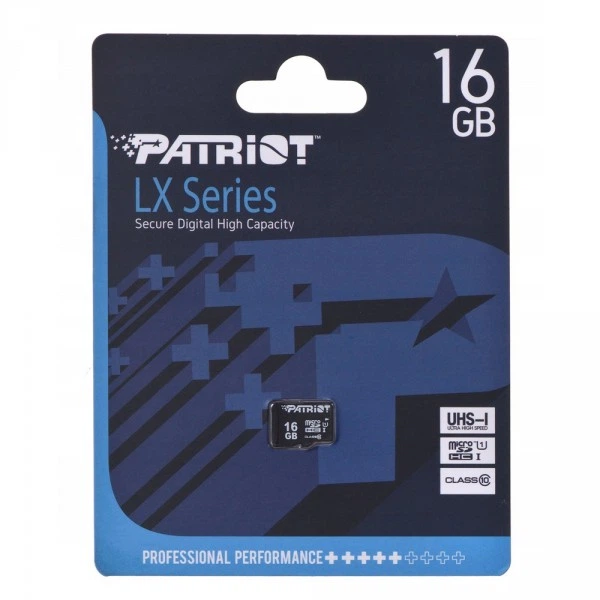 Карта пам'яті microSDHC (UHS-1) Patriot LX Series 16Gb class 10 (PSF16GMDC10) (489) - изображение 2
